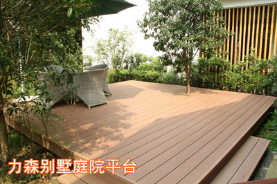 塑木直銷廣西南寧 DIY拼接戶外地板，PE木塑環保材料引領庭院新風尚